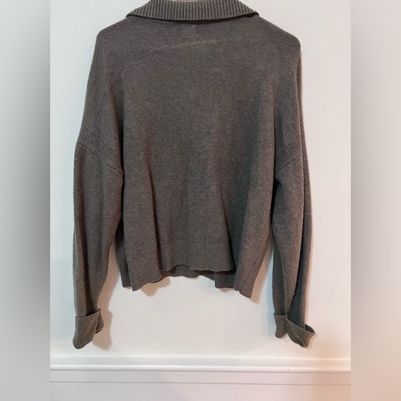 A New Day | collared v-neck cuff sleeve sweater womens size xlarge - Picture 4 of 4